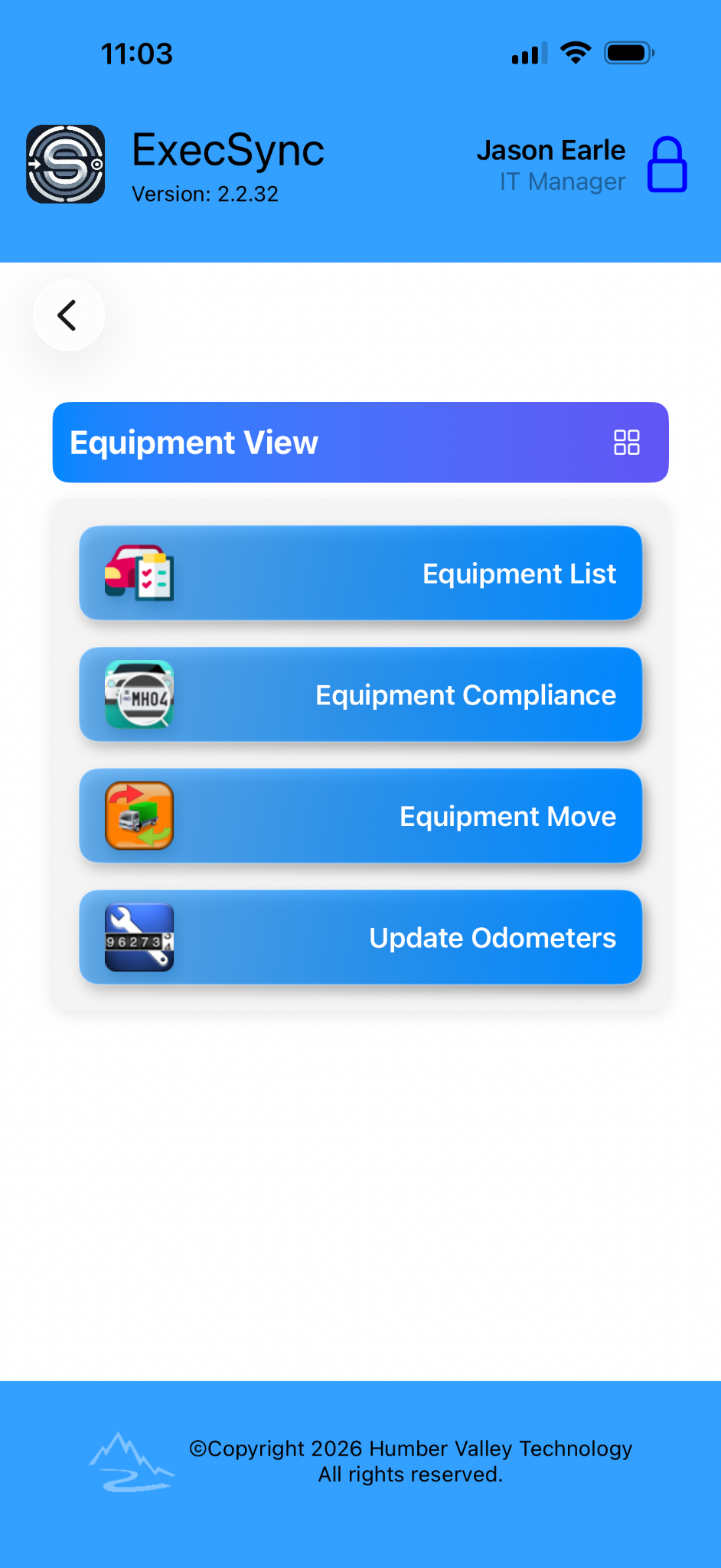 ExecSync equipment view