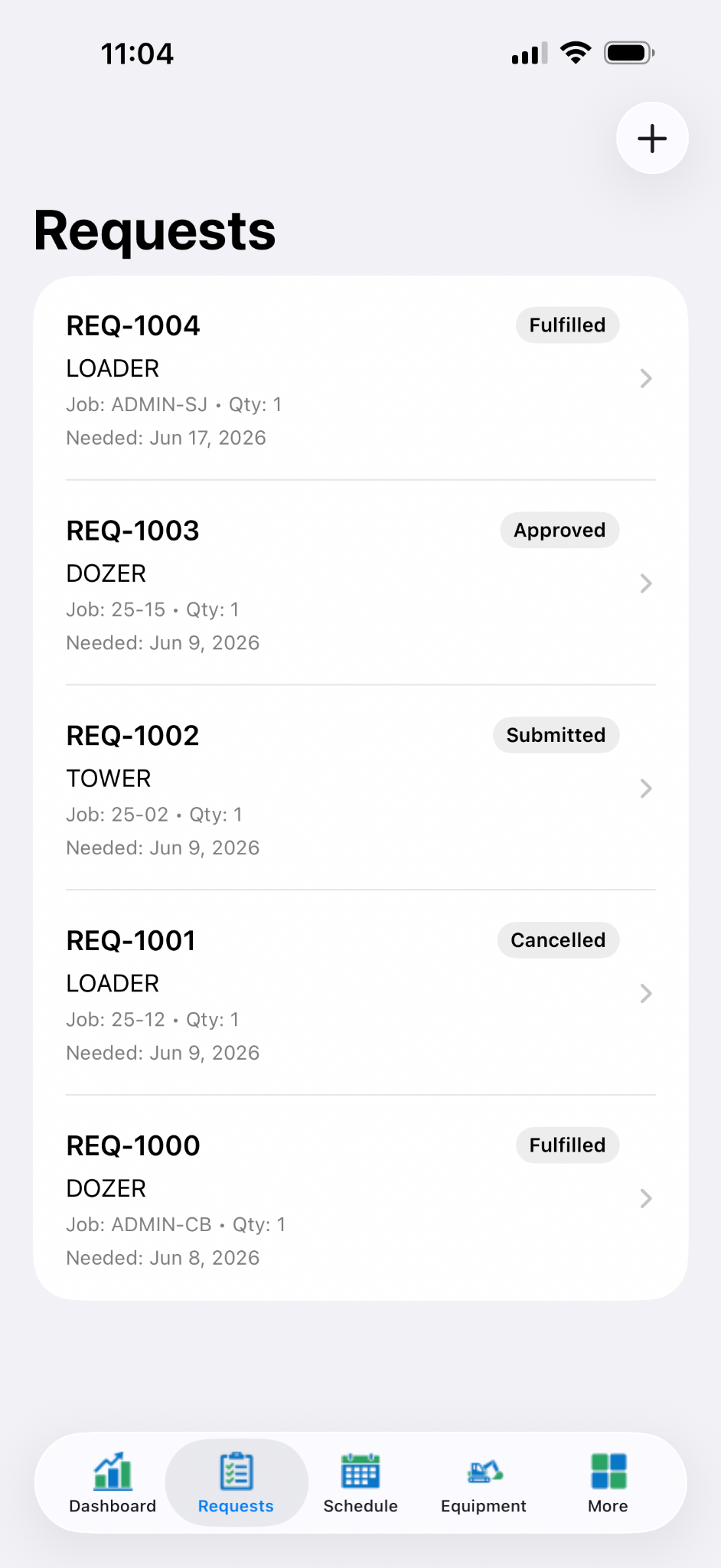 Mobilize requests
