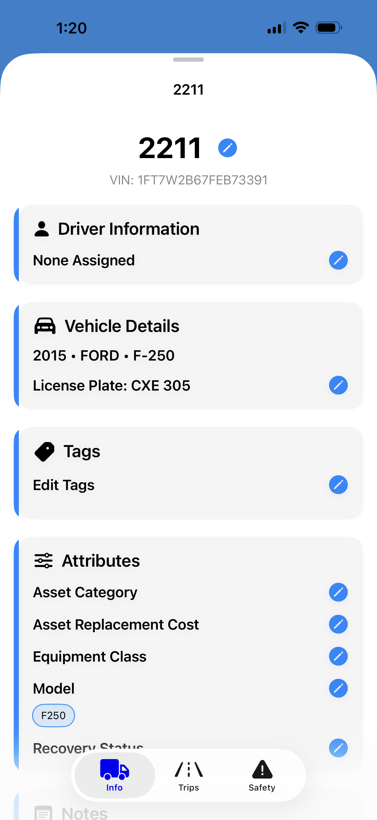 ExecSync fleet information